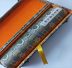 红安书画装裱案例